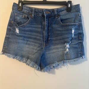Denim Distressed Women junior Shorts size 11